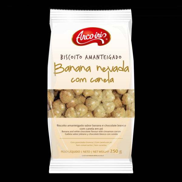 Amanteigado Banana Nevada com Canela 250g