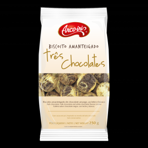 Amanteigado Três Chocolates 250g